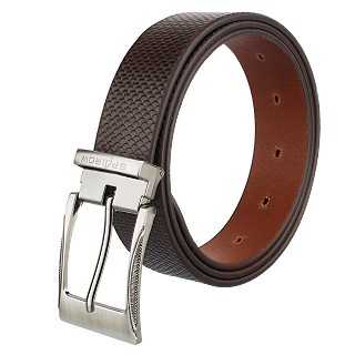 Genuine Leather Belt For Men |Pin Buckle| BLACK 